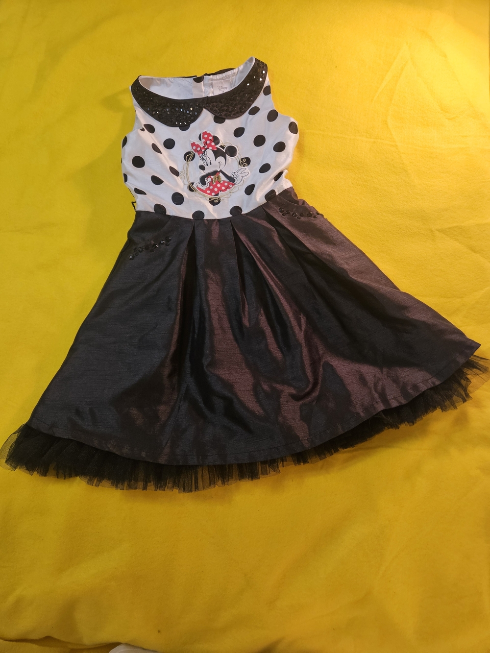 Disney Black & White Minnie Polka Dot Party , Costume,Play Dress